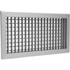 Dianhydro BOCCHETTA DI MANDATA AD ALETTE ORIENTABILI All anodizzato mm 400 x 150