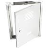 Contatore Italia Sportello per Contatore GAS Acciaio Zincato Aperta Posteriormente Completa di Chiave e Quadrello Zincata ZINCO (300x400)