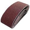 S&S-Shop 25 pezzi nastro abrasivo in tessuto 100 X 610 mm, per smerigliatrice a nastro - grana 40/60/80/120/180 carta abrasiva/mix di levigatura/nastri abrasivi