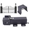 XUEMANSHOP Serratura elettrica automatica, 24 V, serratura elettrica a battente, porta a battente, serratura per cancello girevole