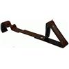 Euroshoppingonline 10 Ferma neve fermaneve per tegola marsigliese gancio per tetto tetti H. 260 MM - COLORE MARRONE