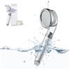 Bodyluv Vita Puresome - Soffione doccia con una cartuccia filtrante di purificazione inclusa, addolcitore portatile per acqua dura, forte pressione dell'acqua, risparmio idrico per bagno (talco per