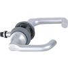 HOPPE Maniglia in alluminio HCS Paris porta sovrapposizione A138S argento opaco - Hoppe et cie