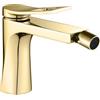 Rea - Soul Gold Rubinetto Bidet Miscelatore Monocomando In Ottone Per Wc Bagno (Oro Chiaro) 17 X 4,5 X 14,5 cm