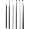 Kruluuvia Set di 6 Frese A 90° - Gambo da 3/32 Pollici per la Creazione di Gioielli, Frese per Lapidario 008-023 Durevole