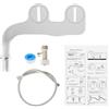 Uqezagpa Igiene femminile Bidet Allegati per WC Confortevole Cura Privata Persona Igiene Bidet Spray Set per le Donne Bidet Pressione Regolabile Bidet