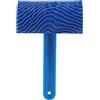 CDQL Rullo di Vernice - Rullo di Vernice Effetto Venature del Legno in Gomma Blu con Manico - Strumento di Pittura per Venature del Legno Fai-da-Te - per Mobili da Pavimento a Parete
