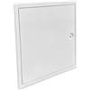 Trobak Sportello 40 x 40 cm Bianco con chiusura quadri incl. Portachiavi