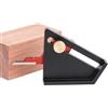 Shophubio Strumento di marcatura per la lavorazione del legno per setup router e sega da tavolo, righello di misurazione per disegno a linee in lega di alluminio con scale trasparenti, 8,6 x 0,9 (grigio)