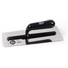 GeoPaint FRATTAZZO INOX DENTATO - Frattazzo acciaio inox denti a sega di 4 mm Per stendere stucco o colle Misura 280x120 mm