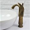 CGMY Rubinetti Per Lavabo Antichi Corti/Alti In Rame Rubinetto Per Acqua Little Swan Miscelatori Per Acqua Calda E Fredda Rubinetto Per Bagno 5 Colori