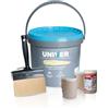 DETERMONDO Pittura Bianca per Interni Lavabile 4 Litri Classe A+, Vernice Bianca per Muro Interno Traspirante Opaca ad Alta Copertura, con Pennello Plafone 10x4cm e Nastro per Mascheratura, Kit Pronto Uso