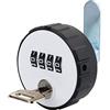 Maizoon Combinazione armadio Cam Lock 4 Digital Padlock rotondo con chiavi password resistente alle intemperie per cassetto porta mobili Box armadietto 20mm