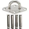 WIHFHGZ Gancio a Muro e Soffitto in Acciaio Inox, Kit Appendibile con Vite di Espansione 6x50mm, Capacità 250kg - Fissaggio Robusto, Antiruggine, Ideale per Yoga e Amache