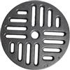 Easyricambi - Griglia in Ghisa per Stufa a Legna e Camino, Griglia Circolare Diametro 180 mm, Ricambio per Griglie di Uguali Dimensioni Universale, Spessore 10 mm, Ricambi per Stufe Caminetto Focolari