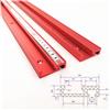 Laecabv 1 Pezzo 800mm 45 Tipo T-Slot Track T-Track Lega di alluminio binario a T la Lavorazione del Legno per Table Saw per Falegname