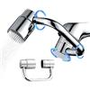 Generic Estenditore per rubinetto per lavabo da bagno, aeratore di rubinetti rotanti multifunzionali a 1080 gradi, accessori per lavello per persone con mobilità ridotta, WC, animali da compagnia,