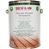 BIOFA 3753 INCOLORE 2,5 l Olio naturale per terrazze in legno