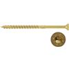 Bricoleva.it 100 Viti Torx per Legno - Viti Portanti Professionali per Travi Portanti, Gazebo e Lavori fai da Te - Disponibili in Diverse Dimensioni e Colori (6x160 mm - Zincata Gialla)