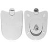 ACB/COLBAM Copriwater Ideal Standard DIAGONAL BIANCO I.S. Cerniera Cromo-Sedile-Asse Wc
