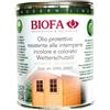 BIOFA 2043 SATINATO INCOLORE Olio naturale per legni esterni 2,5 lt