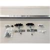 PORTE ITALIANE BINARIO KIT PER PORTA SCORREVOLE portata KG.80 (cm. 125)