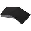 HOMEONENIC 20 piastrelle per tappeti, 50 x 50 cm, tipo di assorbimento, autoadesive, quadrate, antiscivolo, per soggiorno, ufficio, balcone (nero)