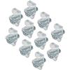 Gedotec H3115 - Supporto per mensole da cucina, in plastica, diametro foro 5 mm, 10 pezzi