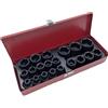 MIRSTORE Serie 20 Bussole Rinforzate ad Impatto con Attacco Quadrato da 1/2 (12,7 mm) Misure Metriche da 8 a 32 mm