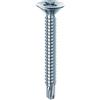 Mustad: 500 viti Drillex® Autoperforanti, Testa Svasata Piana, 4.2x25 mm, Zincate Bianche