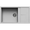 ELLECI LMU41079 | Lavello da incasso METALTEK UNICO 410 | Colore : Alluminio