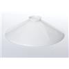 ORION LIGHTSTYLE Paralume in vetro, paralume opale lucido, diametro 25 cm, con bordo per attacco E27