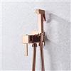 Vimmor Rubinetto Per Bidet Rubinetto Per Doccia In Ottone Miscelatore Per Rondella Miscelatore Per Acqua Calda Fredda Gru Quadrato Per Doccia Spruzzatore Rubinetto Per Wc Rubinetti Per Wc Oro rosa