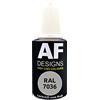 Alex Flittner Designs Pennarello a vernice RAL 7036 grigio platina satinata 20 ml penna di riparazione acrilico vernice ritocco riparazione legno metallo mobili bagno