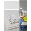 Generico Pannelli per controsoffitto 60x60x1.5 cm 12 pezzi in Fibra Minerale Finitura BUCCIATA Confezione da 4.32 mq montaggio a INCASSO bordo T15 ST15202.15.S