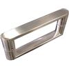 Generico Maniglia For Porta Scorrevole For Fienile,doccia,porte Scorrevoli Rettangolari/maniglia For Porta A Battente,facile Da Installare,for Centri Commerciali E Docce(Silver-1,Hole Spacing-16cm)
