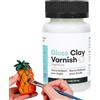 Generic Air Dry Clay Varnish, Air Dry Clay Glaze Argille Gloss, Vernice lucida per argille polimeriche e aria secca argille, Impermeabile pietra modellazione argille polacco, Airs Drys Cla-y Sigillante per
