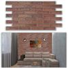 Grace Baltic - Pannelli da parete 3D per decorazione di pareti interne in PVC (10, Mattone Naturale)