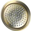Homoyoyo Soffione Doccia Fisso Marrone in Acciaio Inossidabile da 20 Cm per Bagno, Potente e Confortevole, per Hotel e Uso Domestico