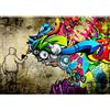 Runa Art Carta da parati fotografica street art graffiti Moderno Vello Soggiorno Camera Da Letto Sala - Made in Germany - Colorato 9066010a