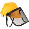 Oshhni Casco forestale con visiera in rete, equipaggiamento protettivo multifunzionale, casco protettivo per motosega, per disboscamento e decespugliatore
