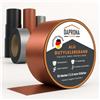 DAPRONA Nastro adesivo, nastro butilico 10m x 50mm, rosso mattone nastro sigillante impermeabile, alluminio, scossalina per tetti