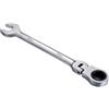 KATUR Chiave combinata a cricchetto 23 mm, chiave a cricchetto con testa flessibile, design industriale a doppio uso, utensile metrico professionale in acciaio al cromo vanadio