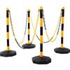 BRILLIANT TOOLS KS Tools 117.1550 Set pali di delimitazione con catena, 13 pz