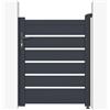 Casanoov Cancello pedonale in alluminio 1m VOGEL 100P120 GREY
