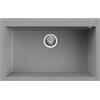ELLECI LGQ13048 | Lavello da incasso GRANITEK QUADRA 130 | Colore : Cemento