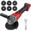 Catolsss Smerigliatrice angolare a batteria per Milwaukee 18 V, 3 velocità, compatta, 12000 giri/min, con 4 M14 fino a 5/20,3 cm-11 albero nucleare, smerigliatrice a batteria per tagliare, levigare e lucidare