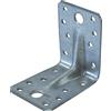 PARCO rinforzata in acciaio zincato Angolo Staffe ad angolo Brace Confezione da 50 70 x 70 mm