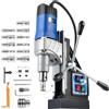 ZELCAN 1550W Trapano Magnetico con 11 Punte 13000N Trapano a Colonna Magnetico Portatile a Diametro di 50mm con 580 rpm Controllo Reversibile Velocità Continuo per Superfici Metalliche