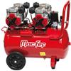 Macfer Compressore d'aria senza olio silenzioso CA4406, 50 l 4HP/3000W, 528 l/min, 8bar, 2850rpm